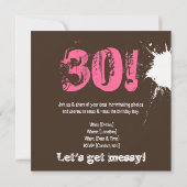 Trente sales - 30ème invitation de fête (Dos)