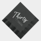 Trente script texte 30e anniversaire date du nom p (Droite)