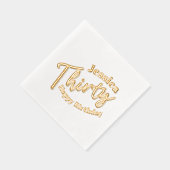 Trente script texte 30ème anniversaire nom personn (Droite)