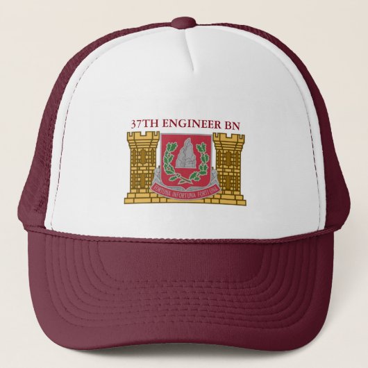 trente-septième CASQUETTE de BATAILLON d'INGÉNIEUR (Devant)