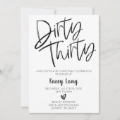 Trente-trente 30e anniversaire Invitation (Devant)