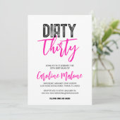 Trente-trente 30e anniversaire Invitation (Debout devant)