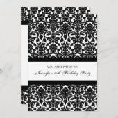 Trentes-cinquième invitations de fête (Devant / Derrière)