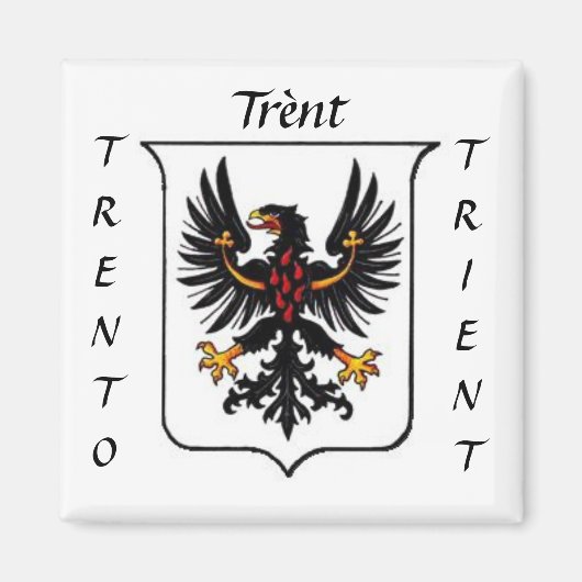 Trento-wapenschild Magneet (Voorkant)