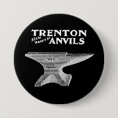  Trenton Anvil Blacksmithing Ronde Button 7,6 Cm (Voorkant)