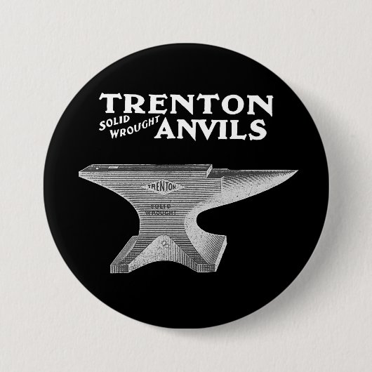 Trenton Anvil Blacksmithing Ronde Button 7,6 Cm (Voorkant)
