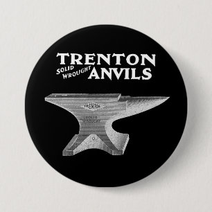  Trenton Anvil Blacksmithing Ronde Button 7,6 Cm
