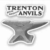  Trenton Anvil Blacksmithing Sticker (Voorkant)