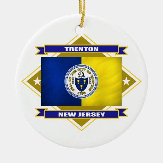 Trenton Diamond Ornament (Voorkant)