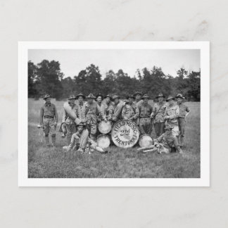Trenton N.J. Militaire band: begin jaren 1900 Briefkaart