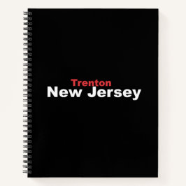 Trenton, New Jersey Spiral Notitieboek