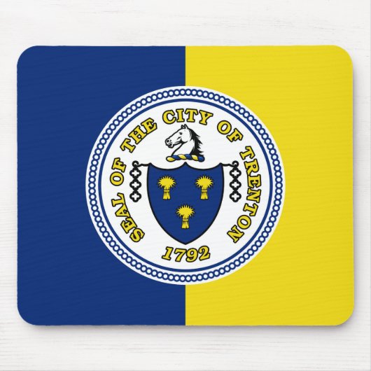 Trenton, New Jersey - tapis de souris de drapeau (Devant)
