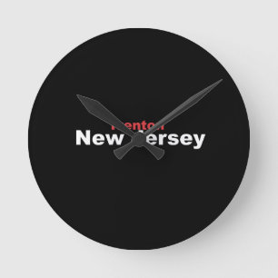 Trenton, New Jersey Wall Clock Ronde Klok
