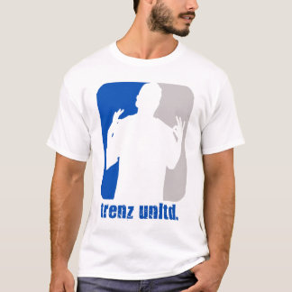 Trenz Unltd. Blauw- en grijze pasta T-shirt