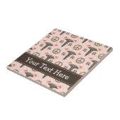 Trépied de carreau de céramique de caducée de (Côté)