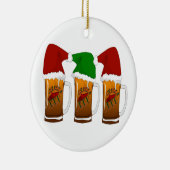 Tres Amigos KerstCerveza Keramisch Ornament (Rechts)
