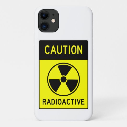 TRÈS AMUSANT CAUTION RADIOACTIVE coque iphone SIGN (Dos)