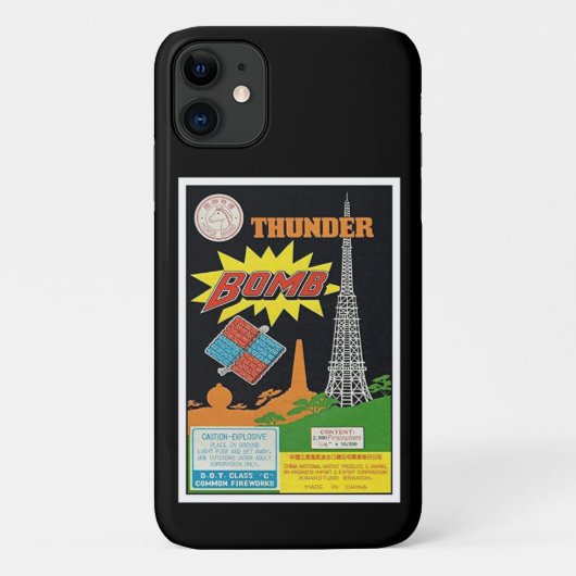 Très amusant Tonnerre Bombe coque iphone (Dos)