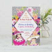 Tres anos marine invitation rose & or mexicain Ann (Debout devant)