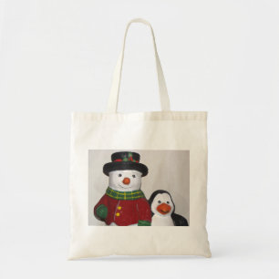 Très beau Snowman et Sac fourre-tout ami