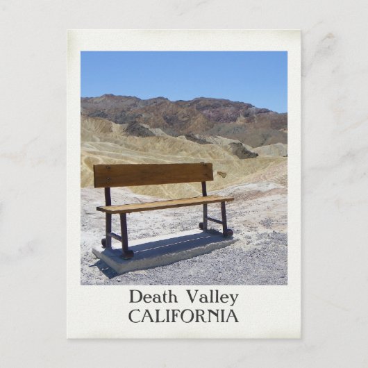 Très Belle Carte Postale Death Valley ! (Devant)
