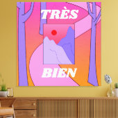 Très Bien Rétro Impression d'Art de Mur de Forêt d (Insitu(Salon))