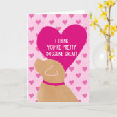 Très bonne carte de la Saint-Valentin (Fleur jaune)