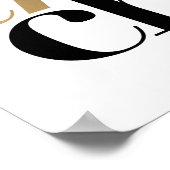 TRES CHIC 11x14'' | TYPOGRAPHIE POSTER (Coin)