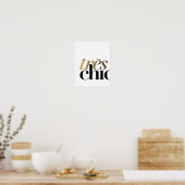 TRES CHIC 11x14'' | TYPOGRAPHIE POSTER (Cuisine)