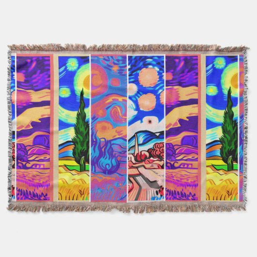 très Colorful artistique Pays lancer couverture (Devant)