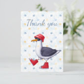 Très cool Cute Mouette Vacances Voyage Merci Th (Debout devant)