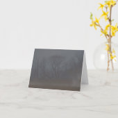 Très Foggy carte pour notes du matin (Fleur jaune)