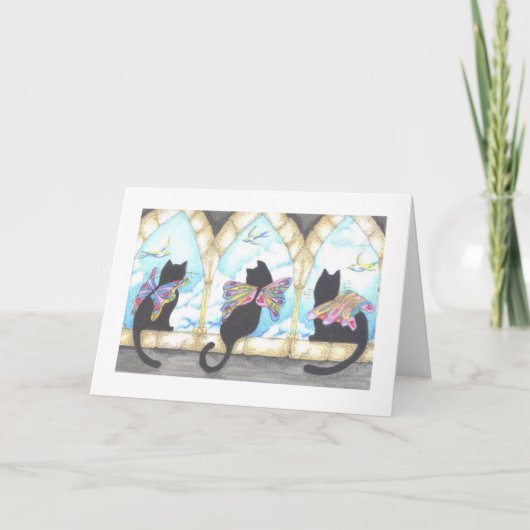 Tres Gatos… 3 Katten Kaart (Voorkant)