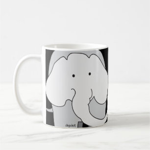 Très Gros Éléphants Gris ! Mug