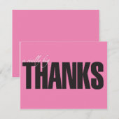 Très gros merci (Devant / Derrière)