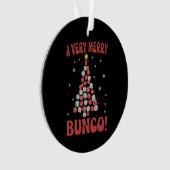 Très joyeux Bunco Noël Arbre Jeu de dés Soirée (devant)