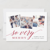 Très Joyeux | Carte de collage photo de vacances (Devant)