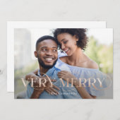 Très Joyeux Carte photo (Devant / Derrière)