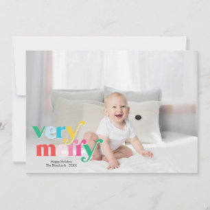Très joyeux Carte photo de vacances