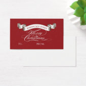 Très Joyeux Étiquette de Noël - étiquette cadeau d (Bureau)