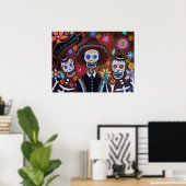 TRES MARIACHIS DAY VAN DE DODE POSTERS (Thuiskantoor)