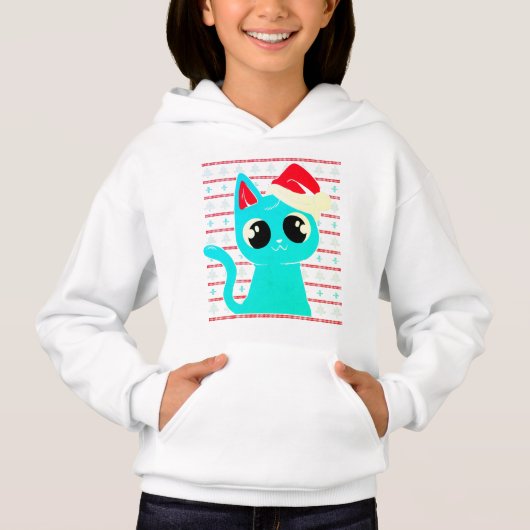 Très mignon chaton, Sweater de Noël pour chat (Devant)