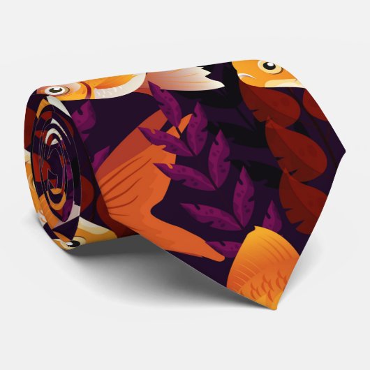 Très mignon Cravate de poisson rouge (Roulé)