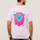 Très mignon design de T-shirt lion (Dos)
