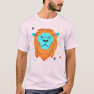 Très mignon design de T-shirt lion