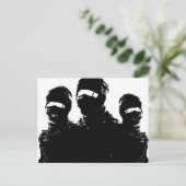 tres ninjas briefkaart (Staand voorkant)