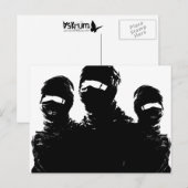 tres ninjas briefkaart (Voorkant / Achterkant)