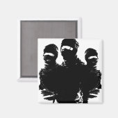 tres ninjas magneet (Voorkant / Achterkant)