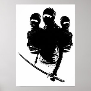 tres ninjas poster