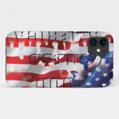 Très patriotique G.B.A Tough Xtreme iPhone 5 Coque (Dos (Horizontal))
